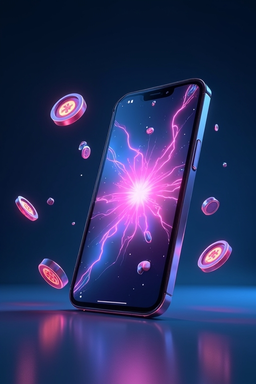 Smartphone met casino-app